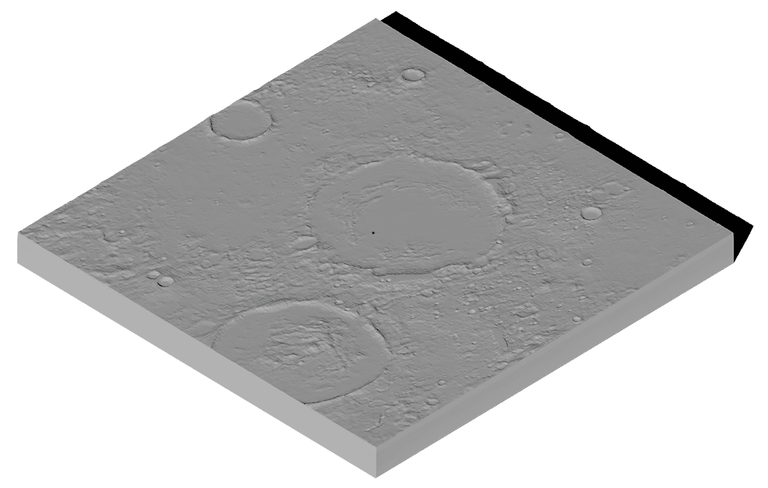 Runge Pit — lunar pit opening